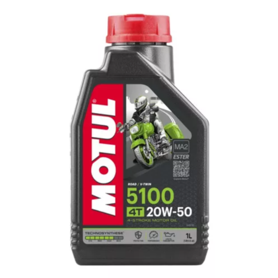 Oleo Motul 5100 4T 20W50 Semi Sintetico 1 Litro