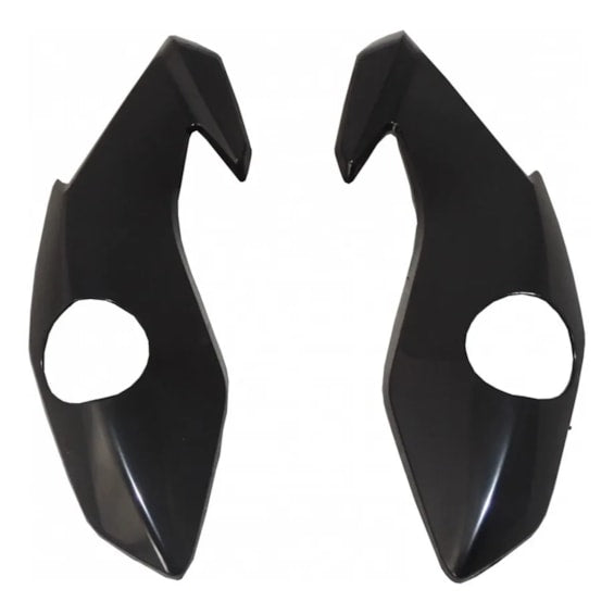 Carenagem Farol FAN 160 2022 Preto Injetado PAR (lateral) Plasmoto