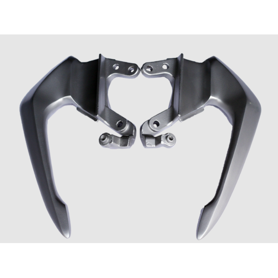 ALÇA LATERAL CG TITAN 160 PRATA (ALPHA FACTOR)