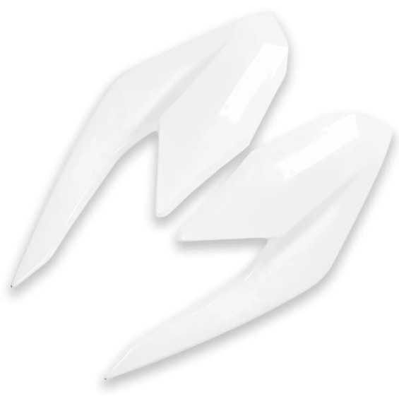 CARENAGEM FAROL CB 250 TWISTER 16 BRANCO ANDES PEROLIZADO (LATERAL) PLASMOTO