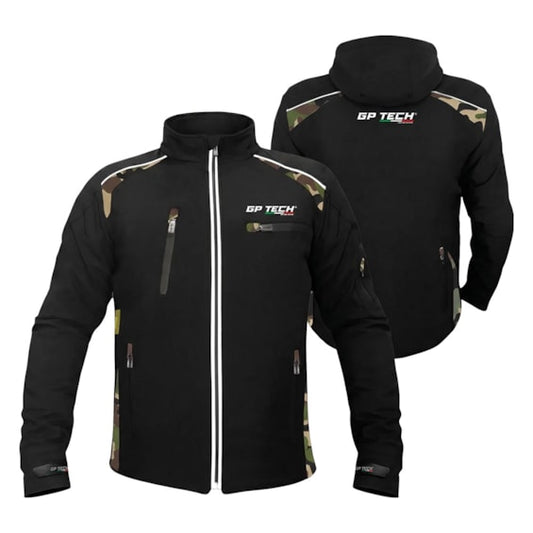 Jaqueta GP TECH SOFT Casual Resistente À água Camuflada