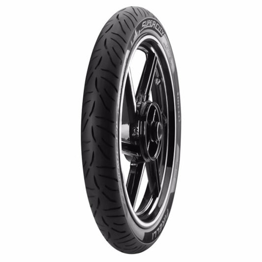 Pneu Pirelli Supercity ( 80-100-18 = ( 2.75-18 47P TL ) CG125 / TITAN125 / YBR125 / YES125 / Intrude