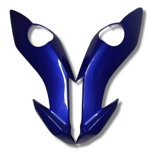 Carenagem Farol FAN 160 2022 Azul Metalico PAR (lateral) Plasmoto