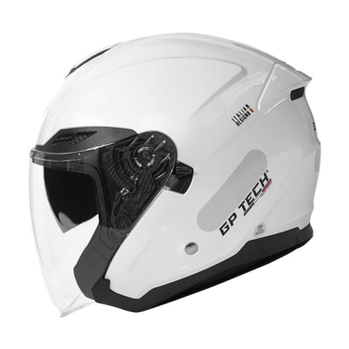 CAPACETE GP TECH OPEN OF669 PEROLIZADO ABERTO