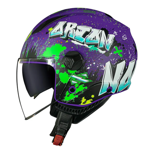 CAPACETE NORISK ORION SV SHINE ABERTO FOSCO