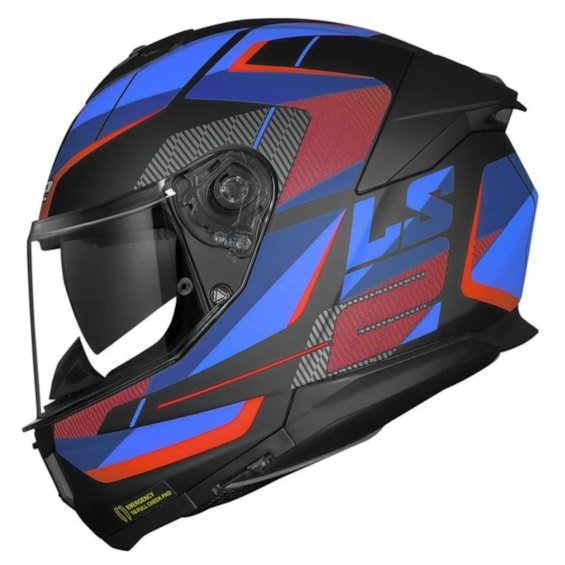 CAPACETE LS2 FF808 STREAM II ROAD TITANIUM FOSCO