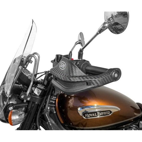 PROTETOR MAO SCAM ROYAL ENFIELD METEOR 350 2023- / HUNTER 350 2023- PRETO