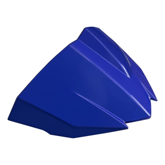 CARENAGEM SUPERIOR FAROL CENTRAL FAZER 150 16-21 AZUL PLASMOTO