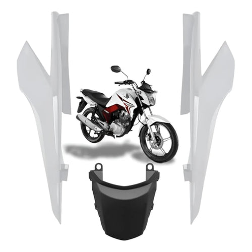 RABETA COMPLETA 3PCS TITAN 160 22-23 BRANCO ANDES PEROLIZADO (PLASMOTO)