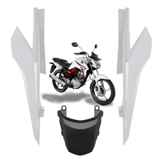 RABETA COMPLETA 3PCS TITAN 160 22-23 BRANCO ANDES PEROLIZADO (PLASMOTO)