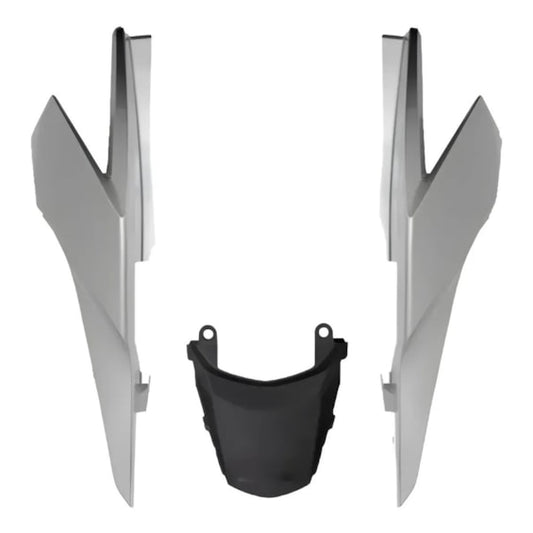 RABETA COMPLETA 3PCS TITAN 160 22-24 PRATA FORCE METALICO