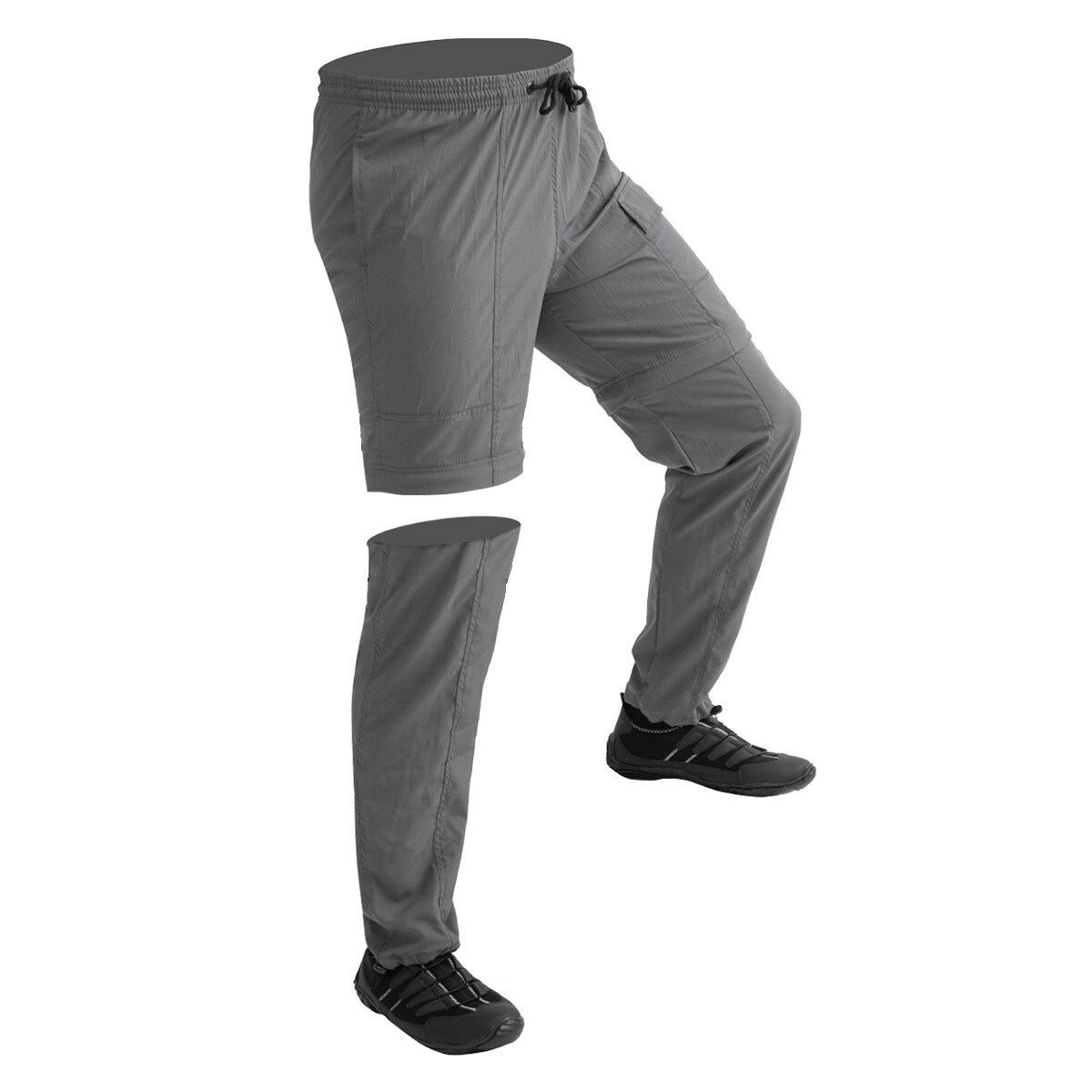 Calça Bermuda Mar Negro Combat Chumbo (+50UV, Tamanho Especial)